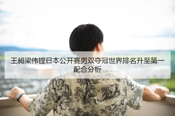 王昶梁伟铿日本公开赛男双夺冠世界排名升至第一配合分析